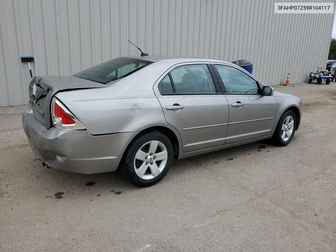 2009 Ford Fusion Se VIN: 3FAHP07Z59R104117 Lot: 71774354