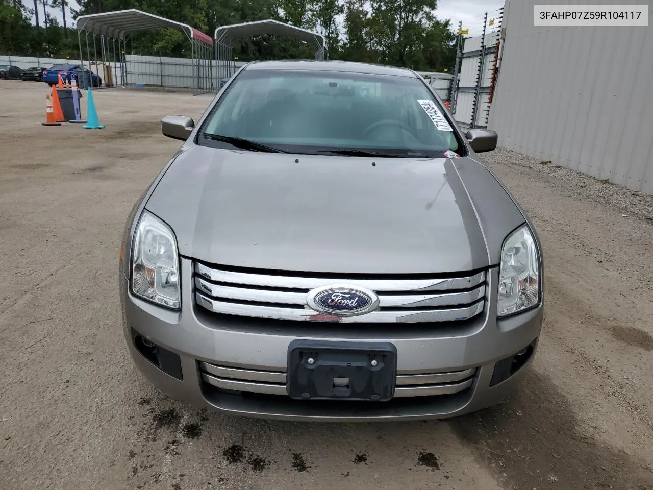 2009 Ford Fusion Se VIN: 3FAHP07Z59R104117 Lot: 71774354