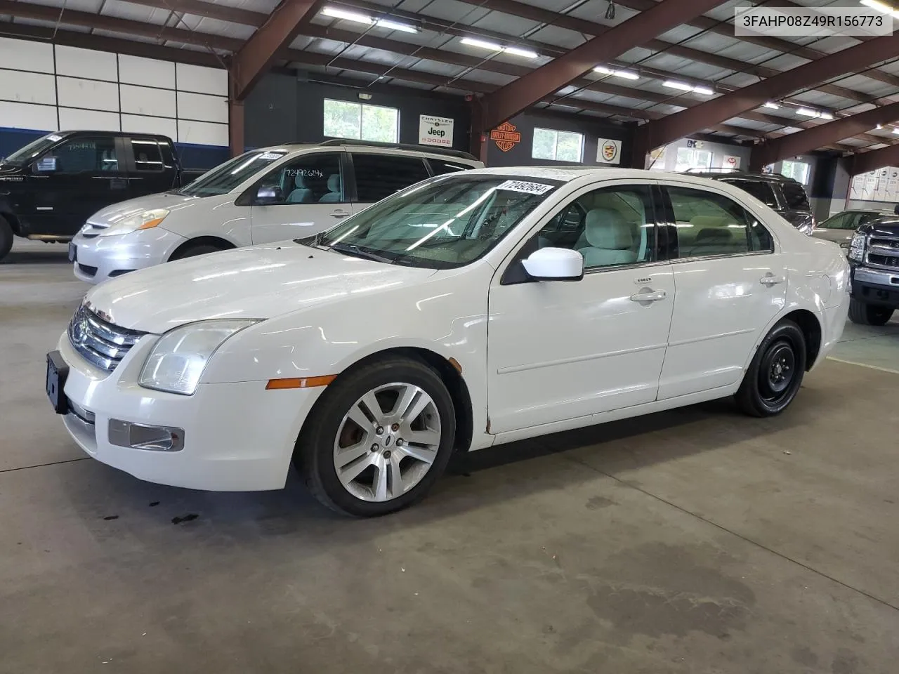 2009 Ford Fusion Sel VIN: 3FAHP08Z49R156773 Lot: 72492684