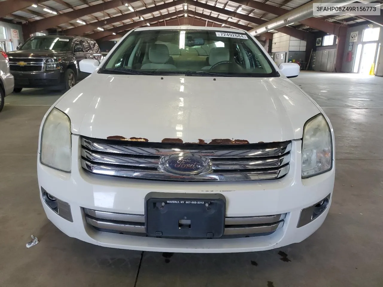 2009 Ford Fusion Sel VIN: 3FAHP08Z49R156773 Lot: 72492684