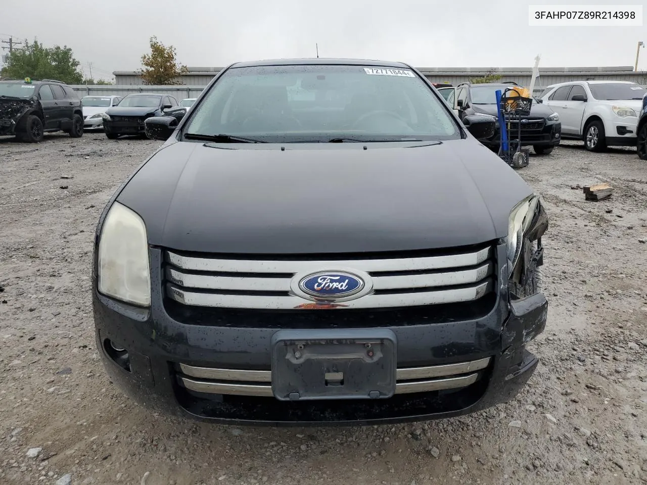 2009 Ford Fusion Se VIN: 3FAHP07Z89R214398 Lot: 72771844