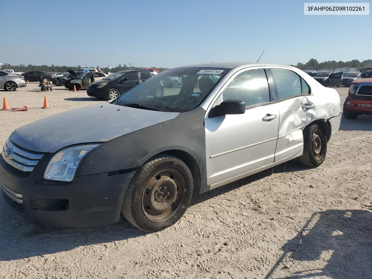 2009 Ford Fusion S VIN: 3FAHP06Z09R102261 Lot: 73591714