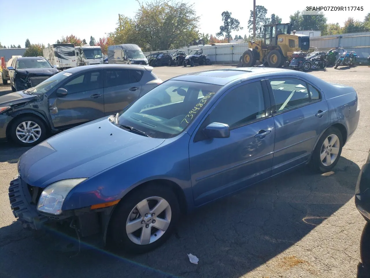 3FAHP07Z09R117745 2009 Ford Fusion Se