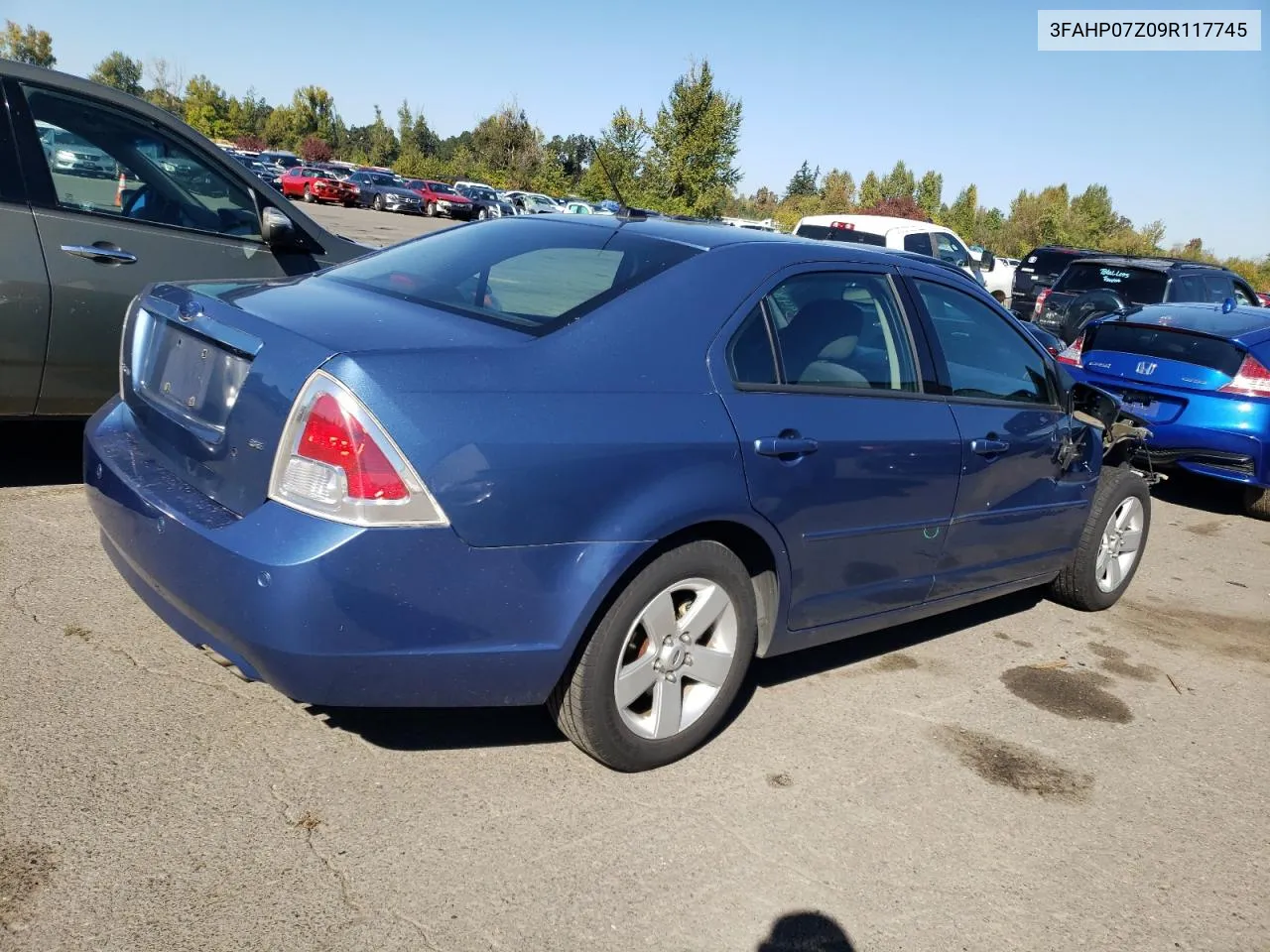 3FAHP07Z09R117745 2009 Ford Fusion Se