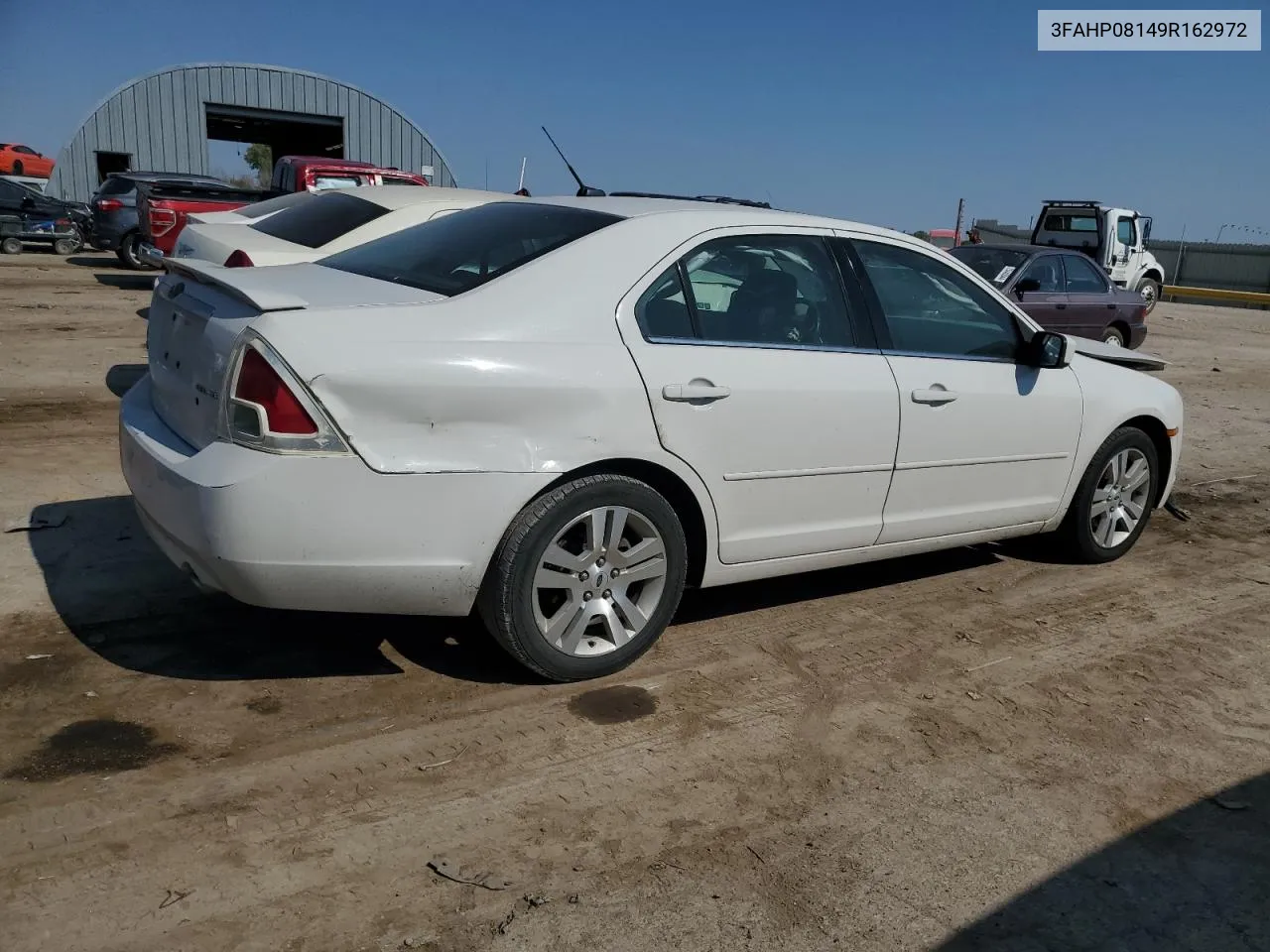 2009 Ford Fusion Sel VIN: 3FAHP08149R162972 Lot: 75438034