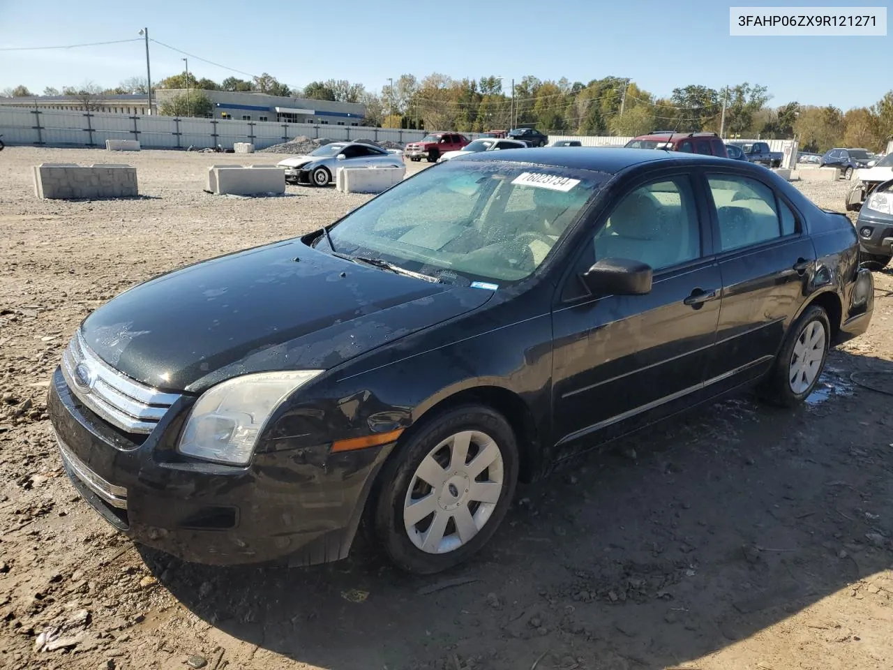 2009 Ford Fusion S VIN: 3FAHP06ZX9R121271 Lot: 76023734