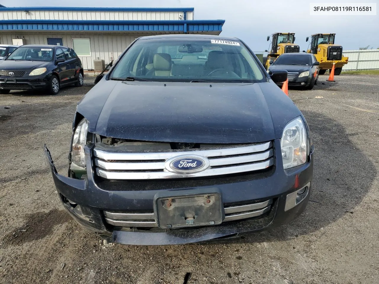 2009 Ford Fusion Sel VIN: 3FAHP08119R116581 Lot: 77174924