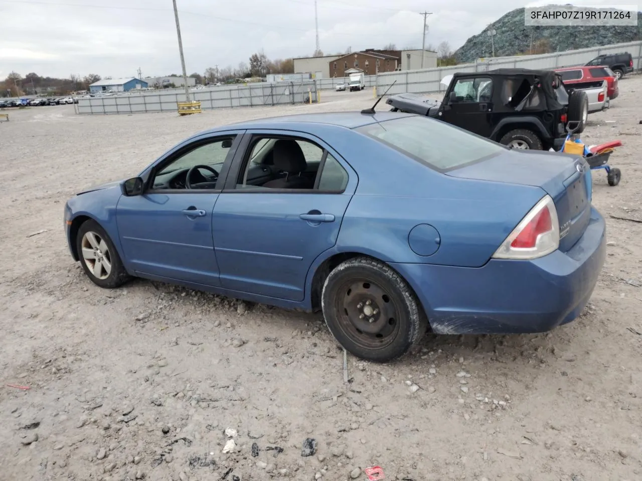 2009 Ford Fusion Se VIN: 3FAHP07Z19R171264 Lot: 79252494