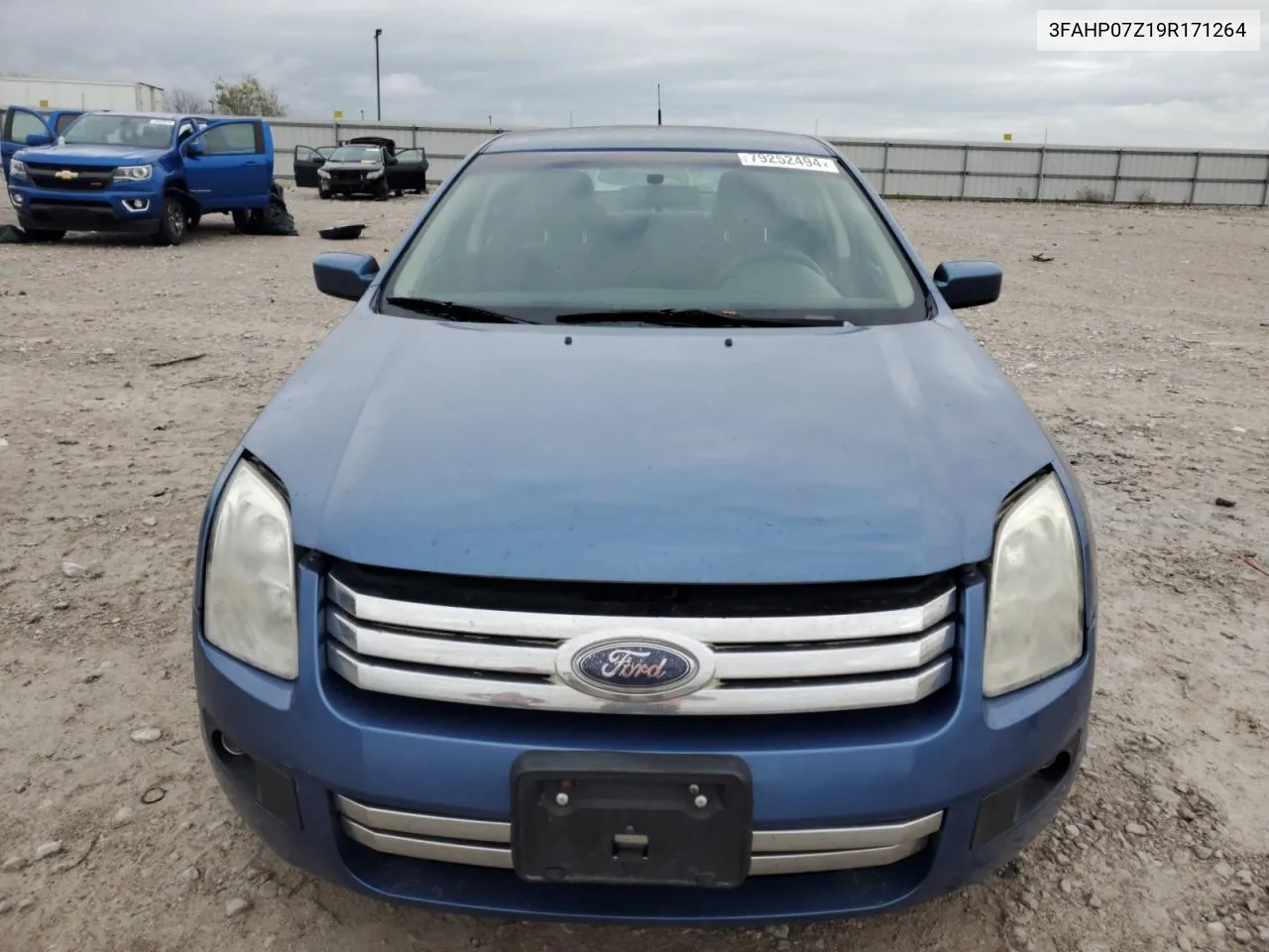 2009 Ford Fusion Se VIN: 3FAHP07Z19R171264 Lot: 79252494