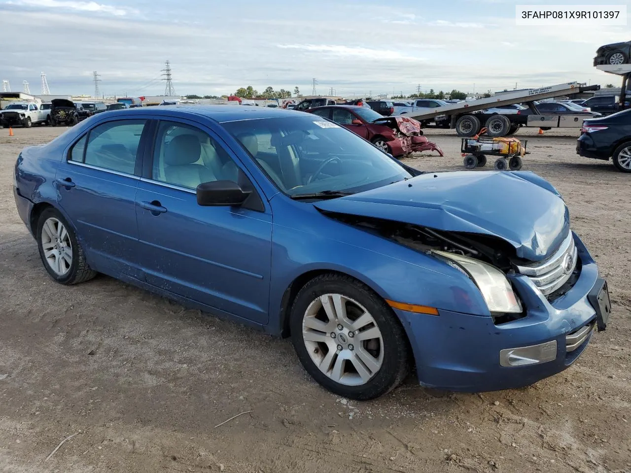 2009 Ford Fusion Sel VIN: 3FAHP081X9R101397 Lot: 79457524