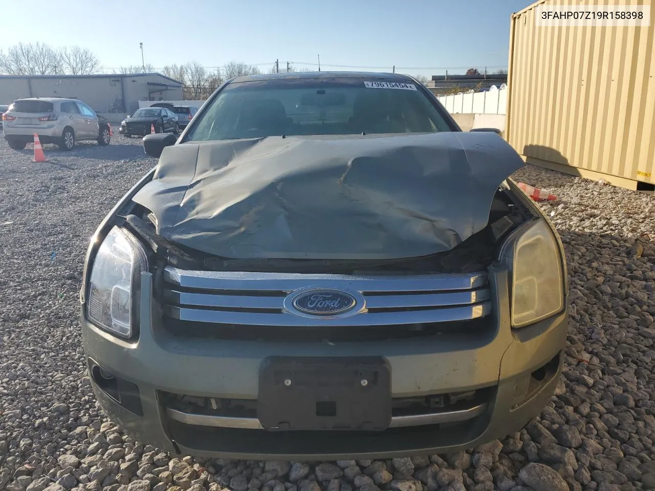 2009 Ford Fusion Se VIN: 3FAHP07Z19R158398 Lot: 79615454