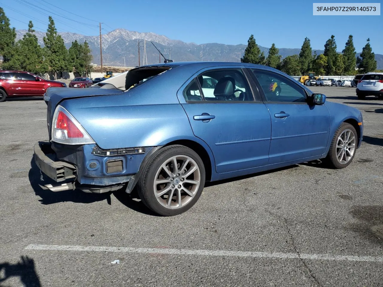 2009 Ford Fusion Se VIN: 3FAHP07Z29R140573 Lot: 79660264