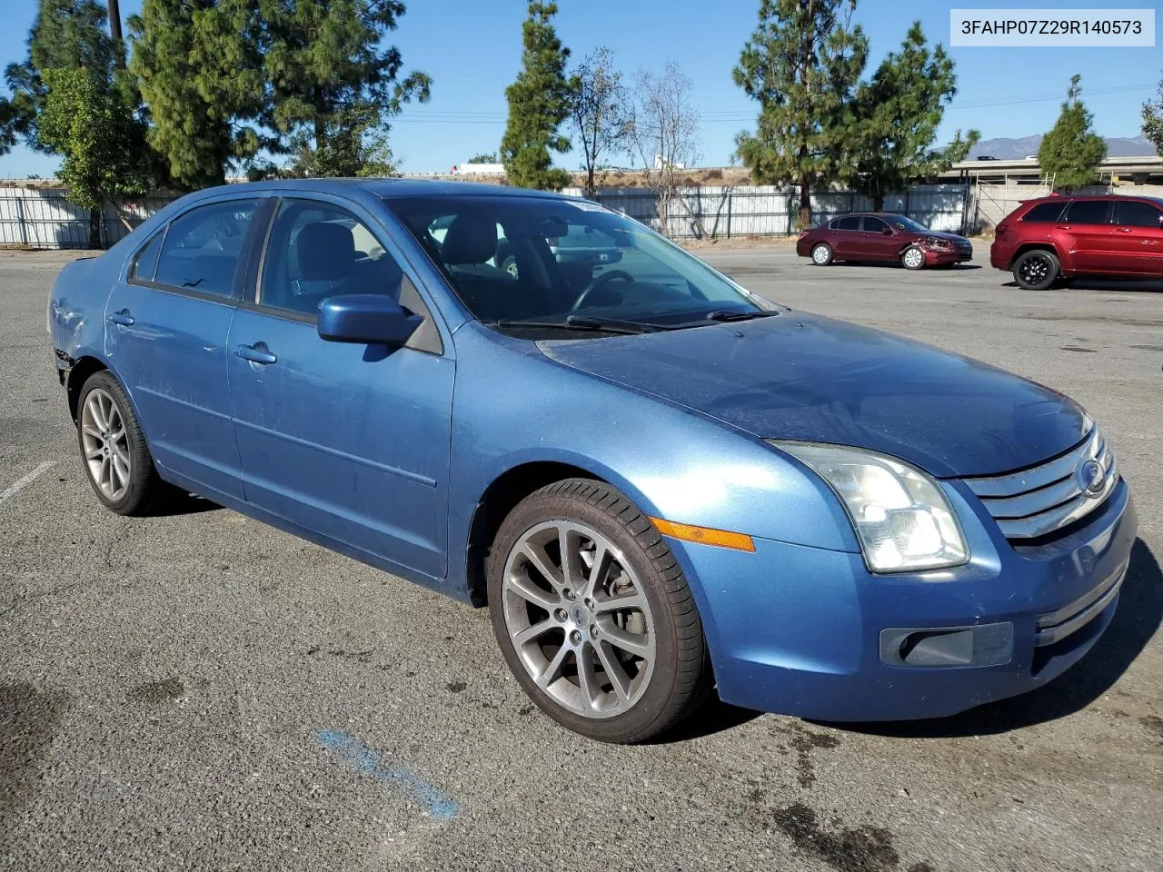 2009 Ford Fusion Se VIN: 3FAHP07Z29R140573 Lot: 79660264