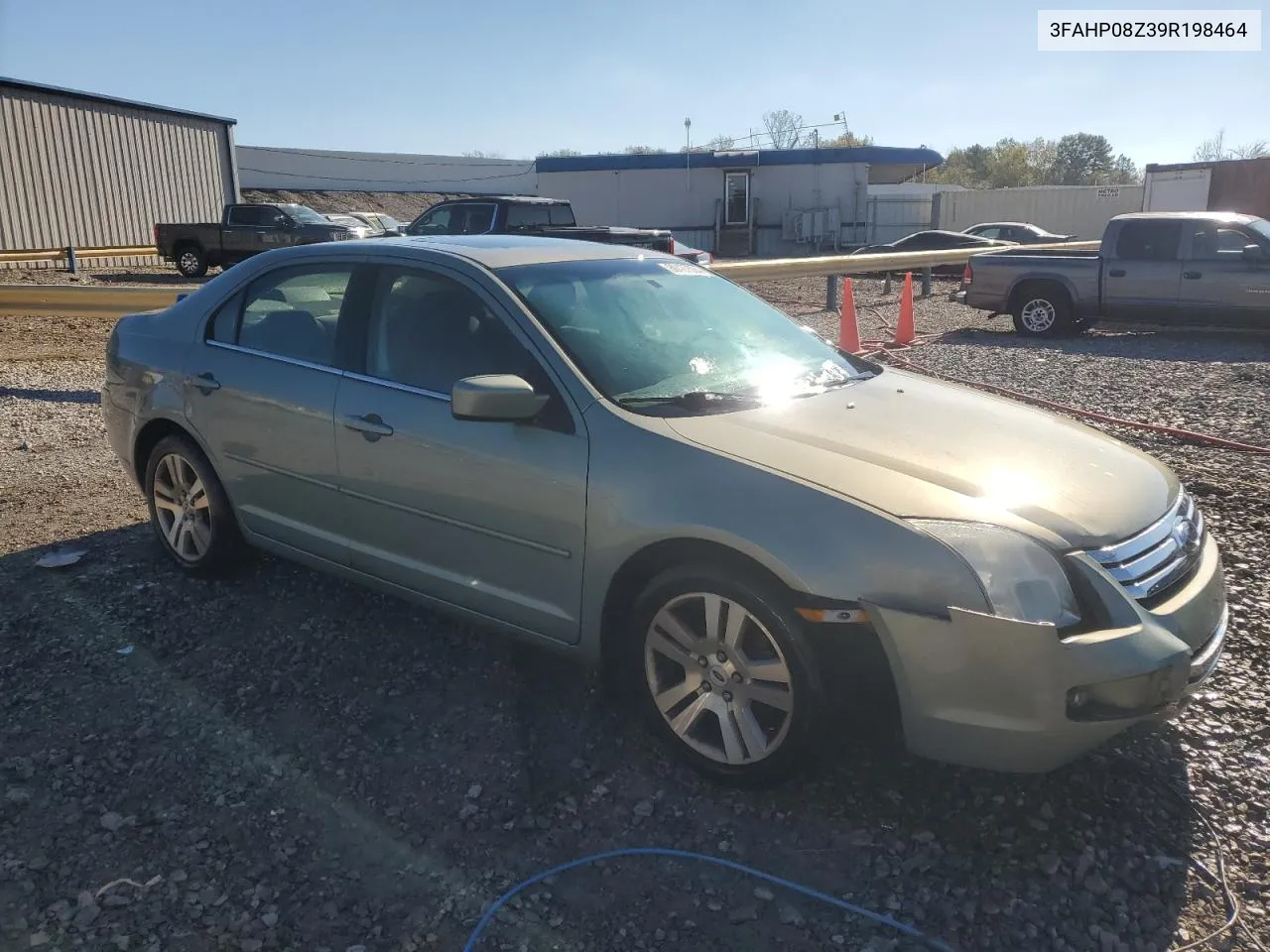 2009 Ford Fusion Sel VIN: 3FAHP08Z39R198464 Lot: 80427504