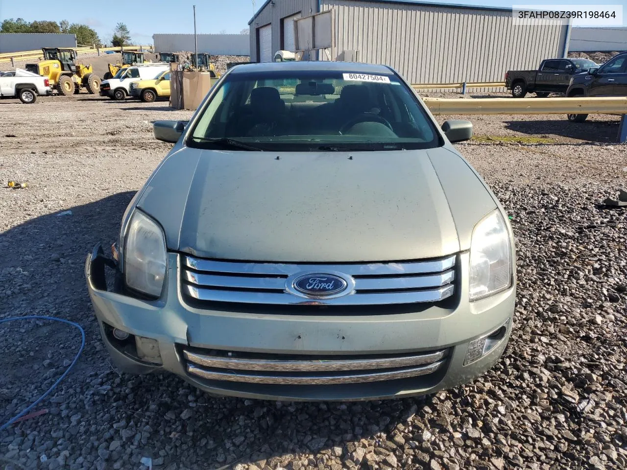 2009 Ford Fusion Sel VIN: 3FAHP08Z39R198464 Lot: 80427504