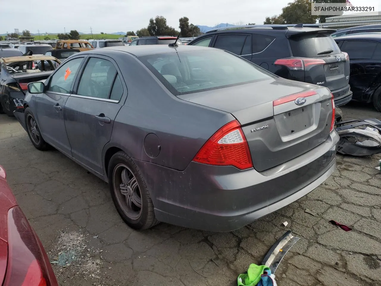 2010 Ford Fusion Se VIN: 3FAHP0HA8AR333291 Lot: 44253504