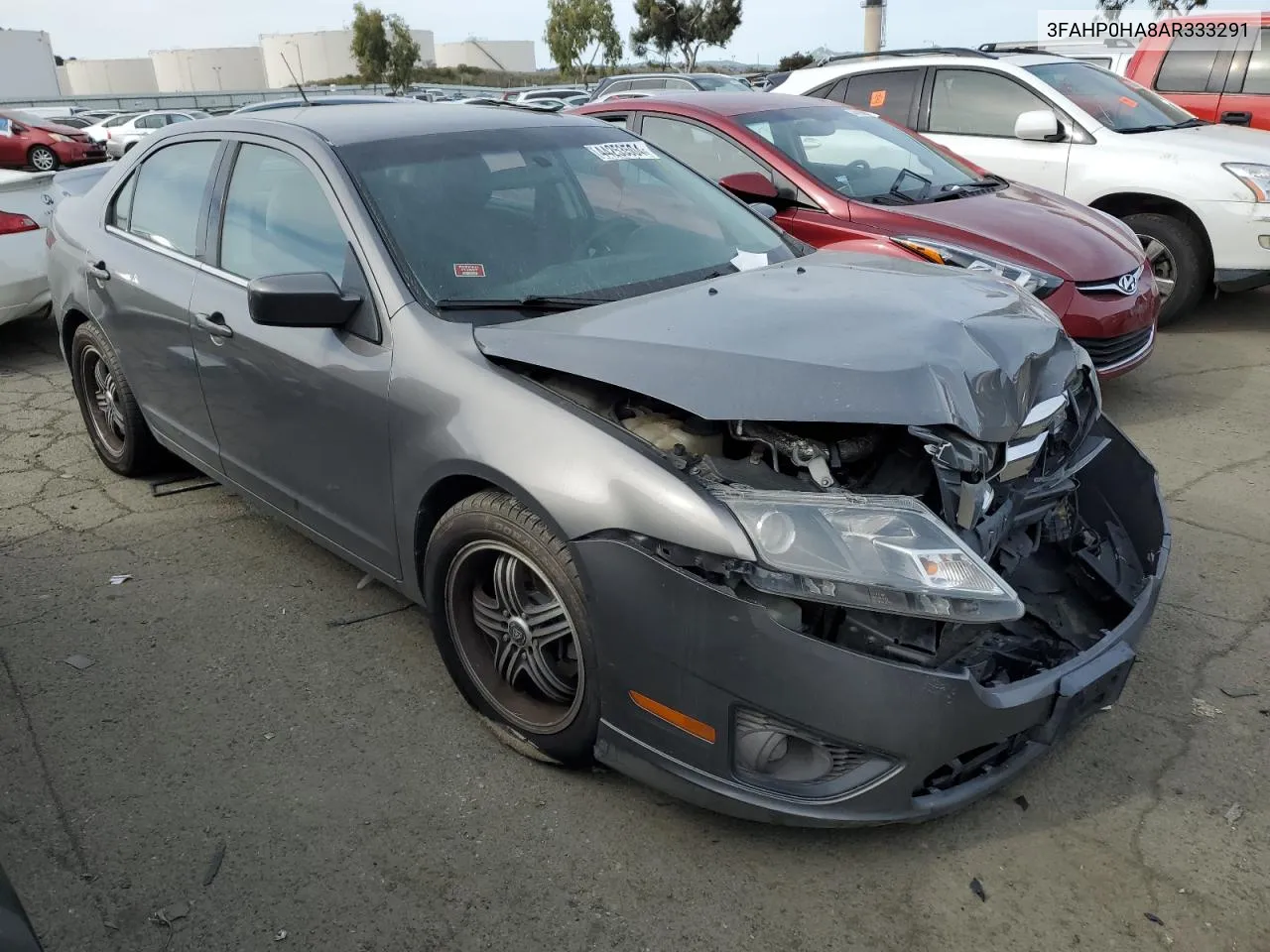 2010 Ford Fusion Se VIN: 3FAHP0HA8AR333291 Lot: 44253504