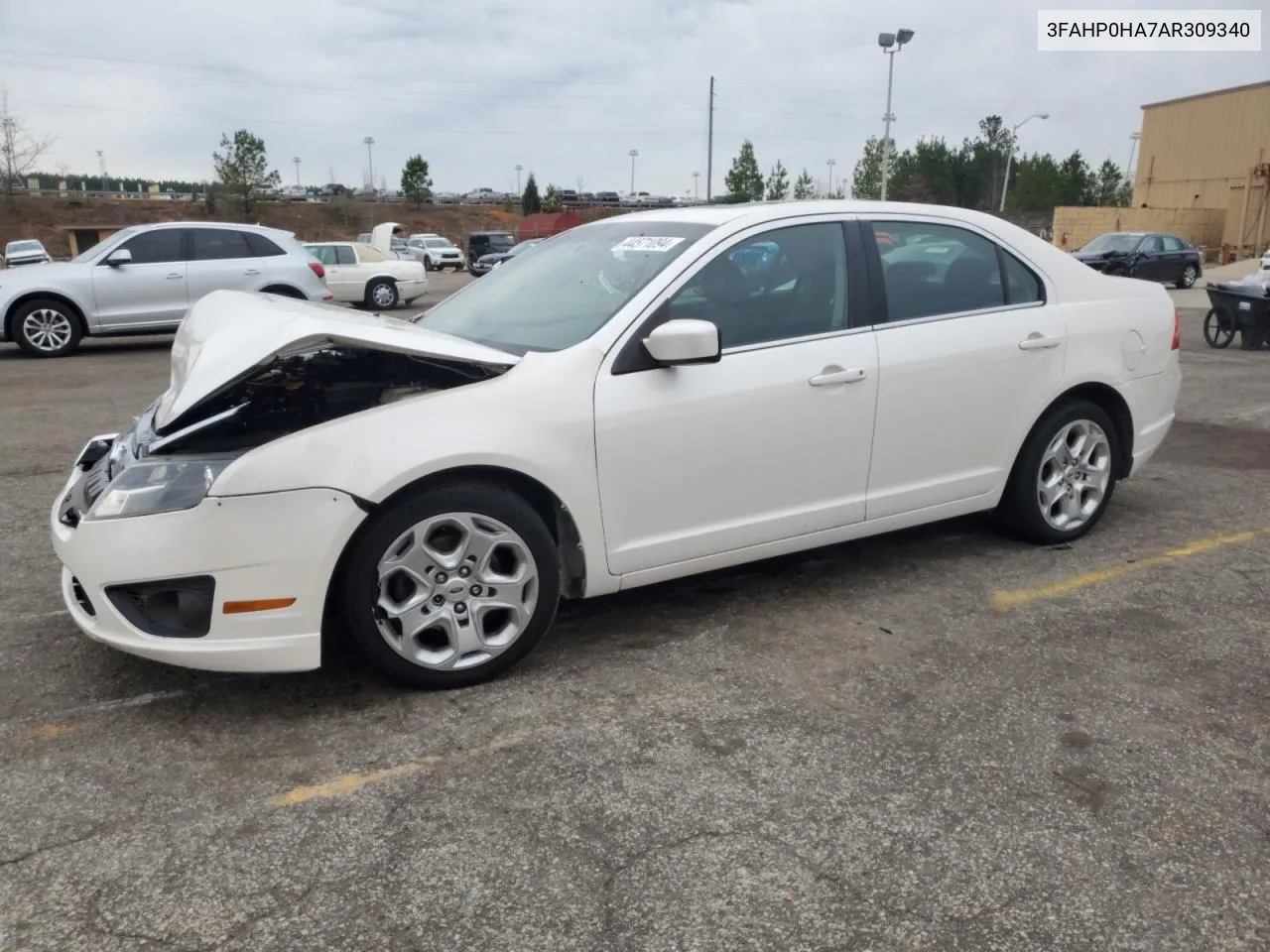 2010 Ford Fusion Se VIN: 3FAHP0HA7AR309340 Lot: 44571094