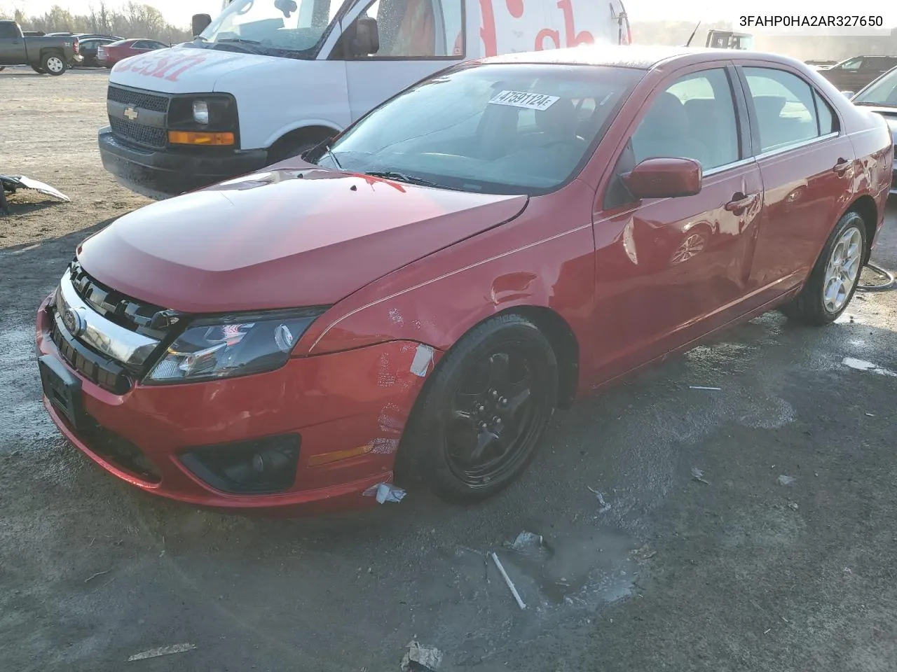 2010 Ford Fusion Se VIN: 3FAHP0HA2AR327650 Lot: 47591124