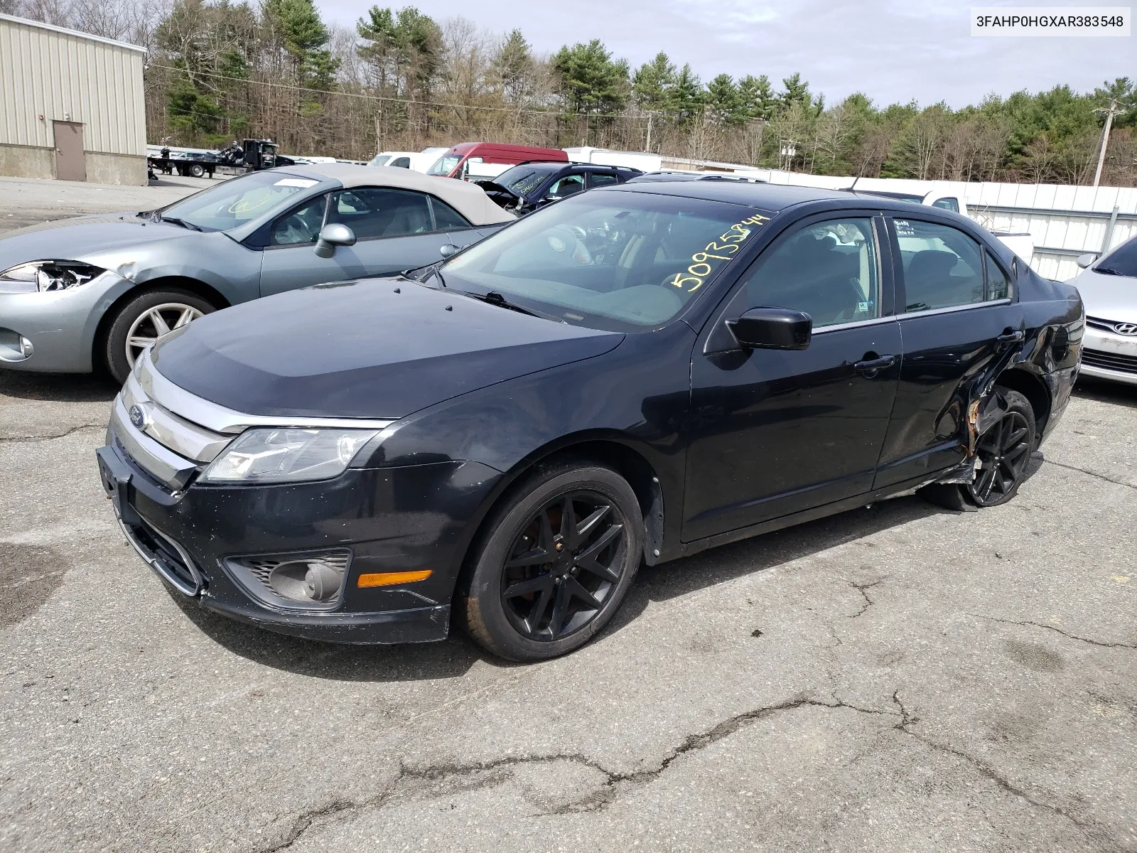 2010 Ford Fusion Se VIN: 3FAHP0HGXAR383548 Lot: 50935844