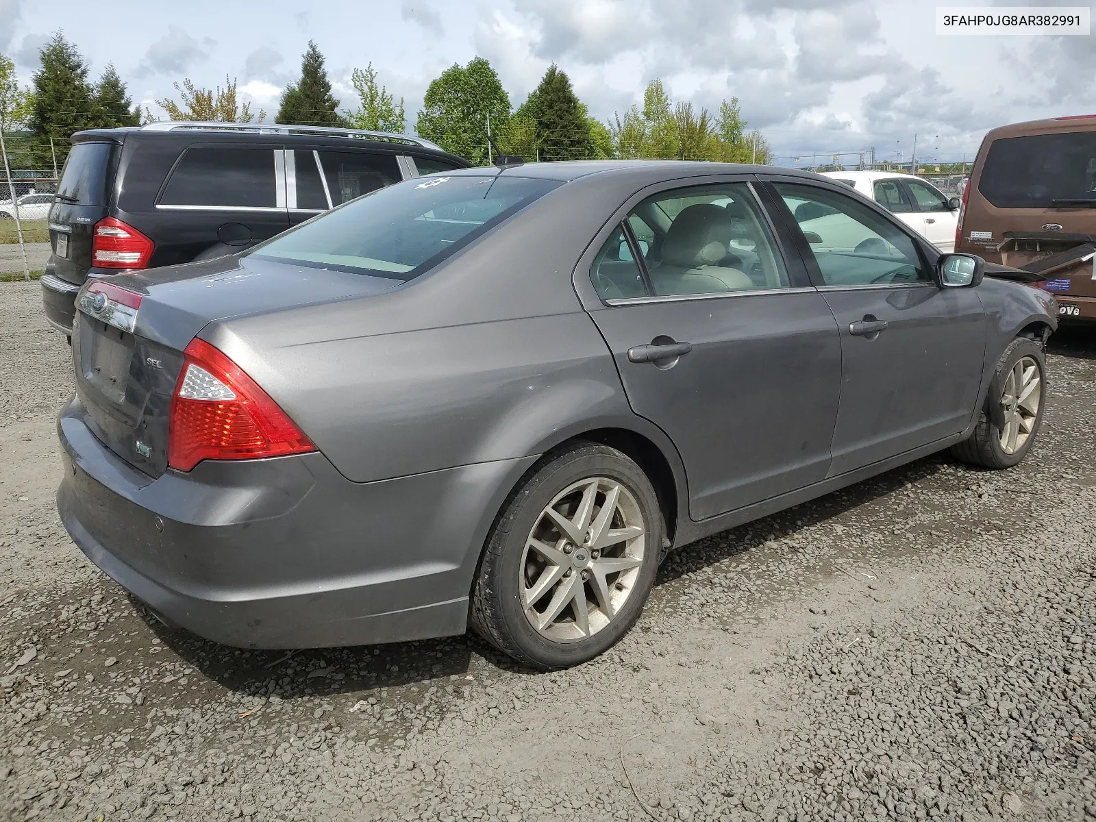 2010 Ford Fusion Sel VIN: 3FAHP0JG8AR382991 Lot: 52933124