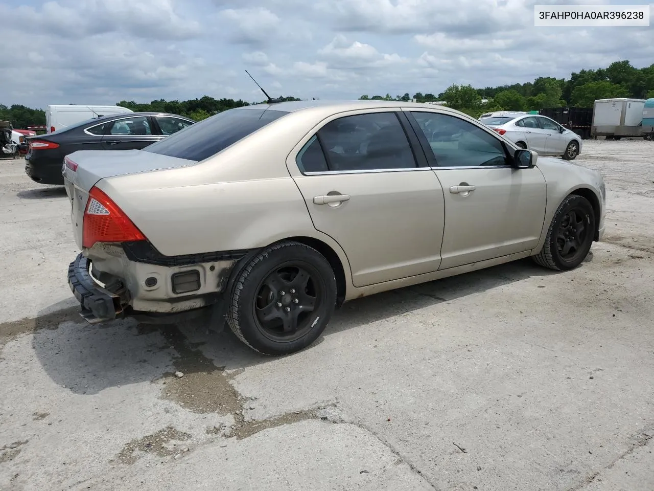 2010 Ford Fusion Se VIN: 3FAHP0HA0AR396238 Lot: 56240784