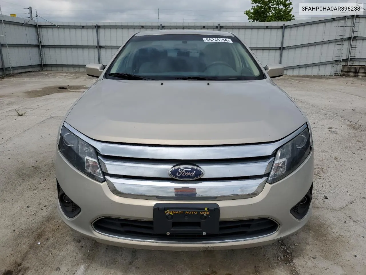 3FAHP0HA0AR396238 2010 Ford Fusion Se