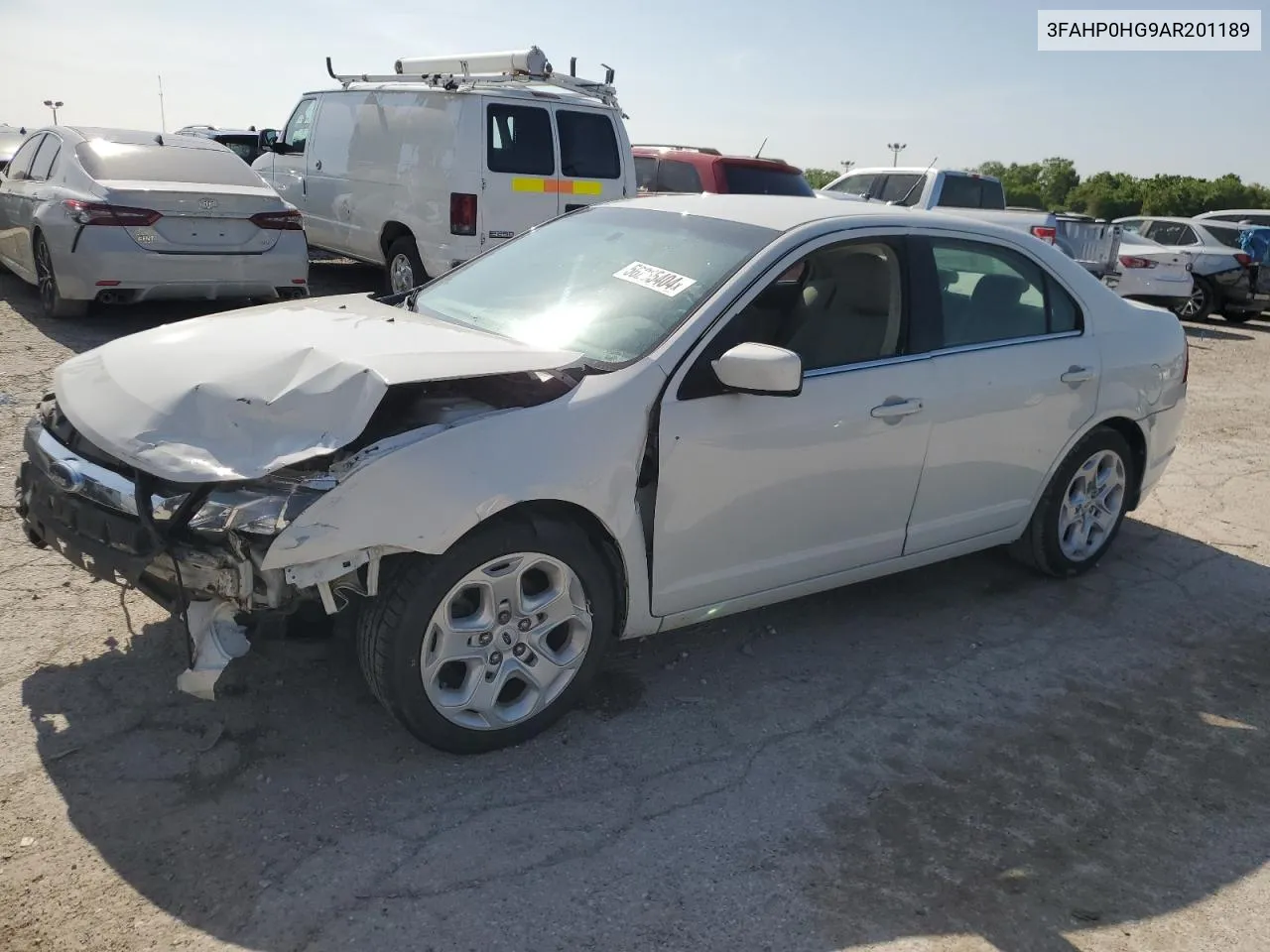 2010 Ford Fusion Se VIN: 3FAHP0HG9AR201189 Lot: 56265404