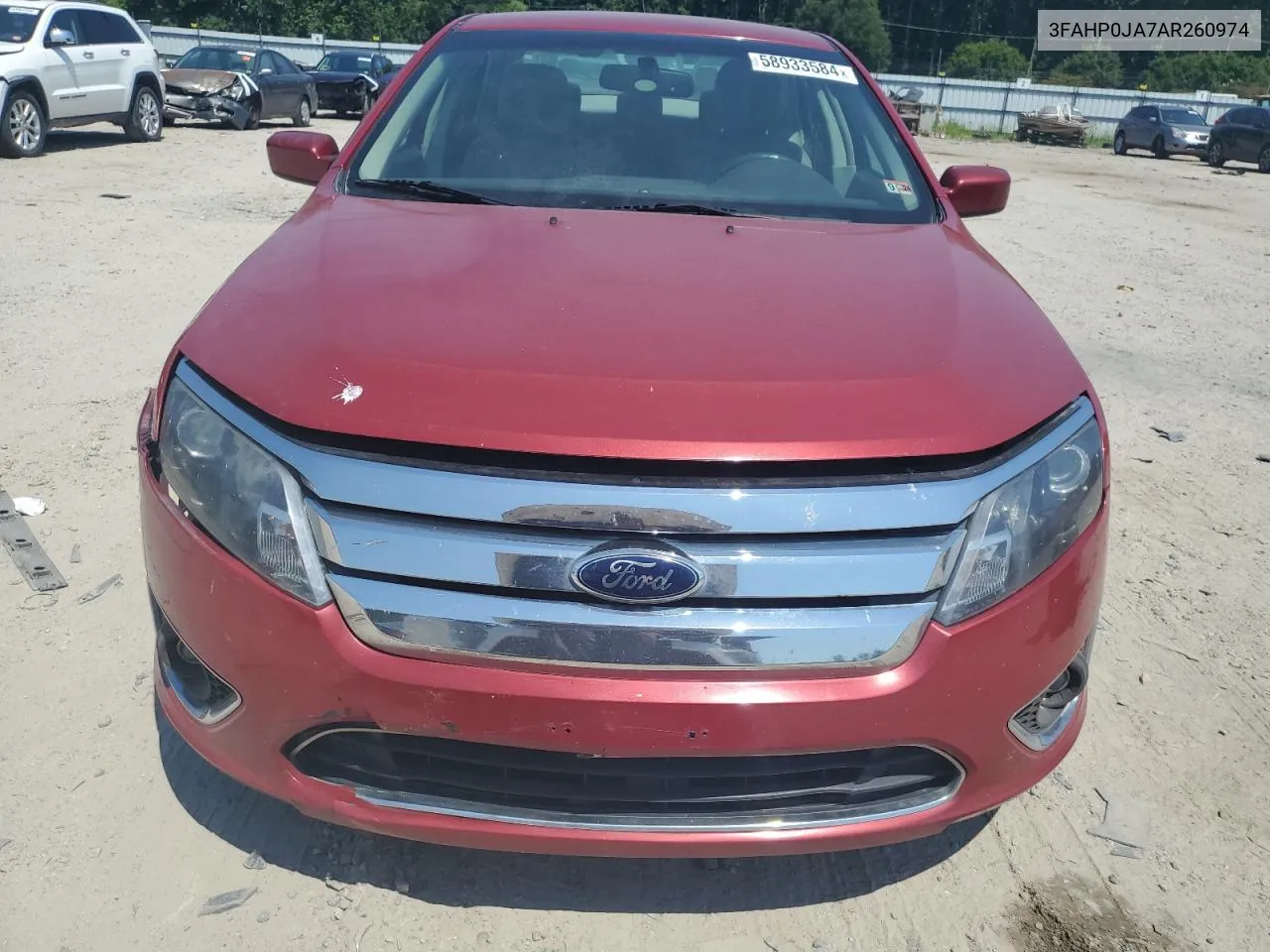 3FAHP0JA7AR260974 2010 Ford Fusion Sel