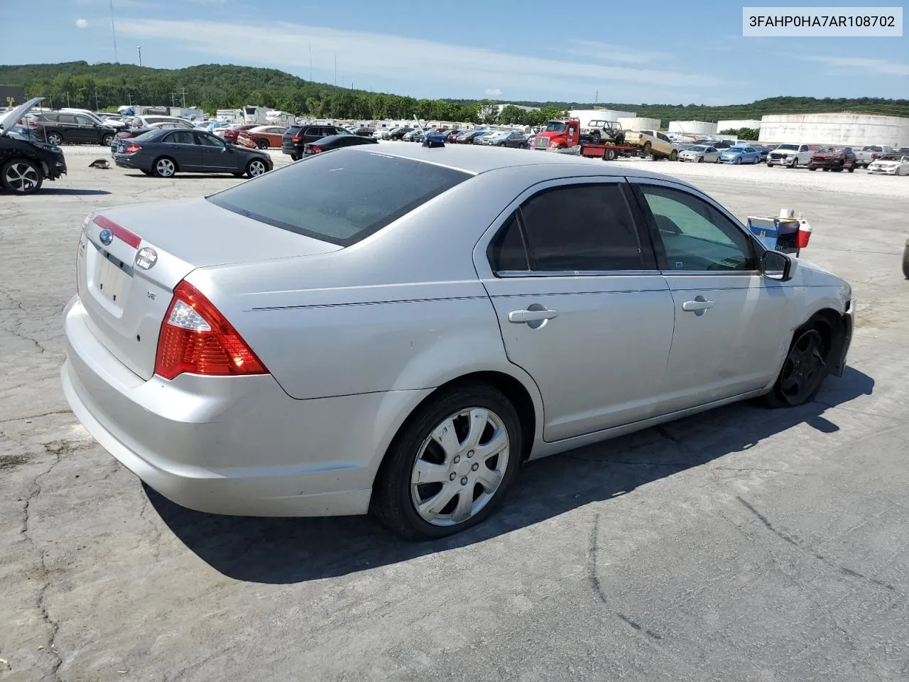 2010 Ford Fusion Se VIN: 3FAHP0HA7AR108702 Lot: 60480144