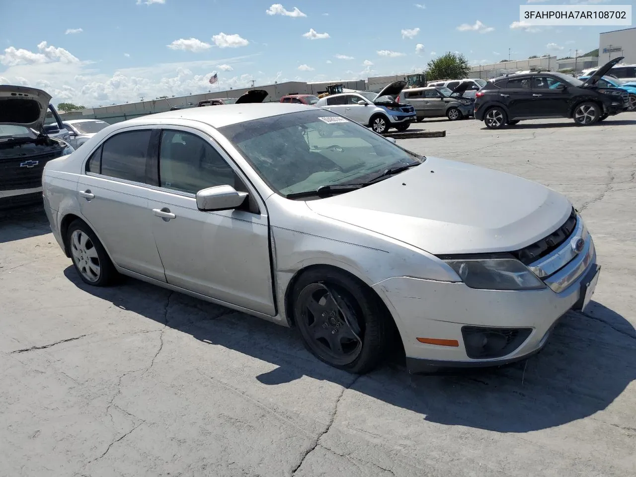 2010 Ford Fusion Se VIN: 3FAHP0HA7AR108702 Lot: 60480144