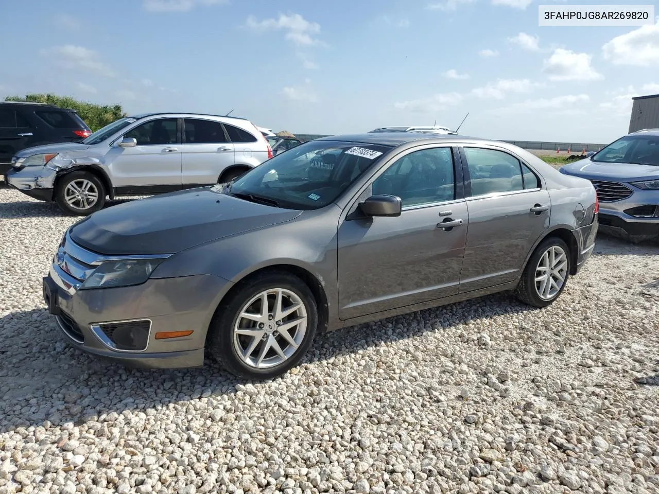 2010 Ford Fusion Sel VIN: 3FAHP0JG8AR269820 Lot: 62703374