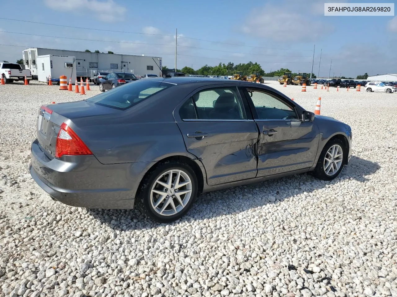 2010 Ford Fusion Sel VIN: 3FAHP0JG8AR269820 Lot: 62703374