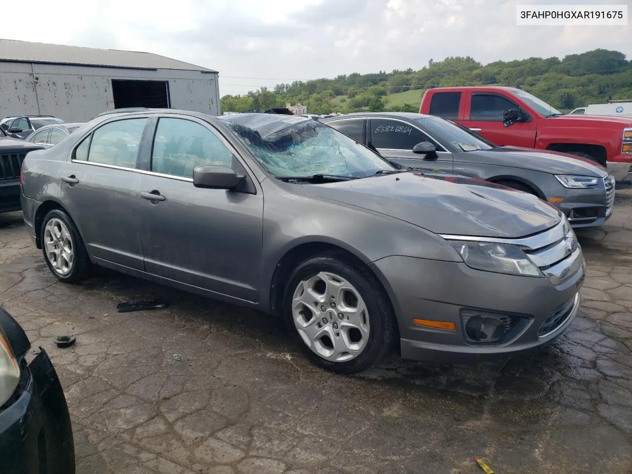 2010 Ford Fusion Se VIN: 3FAHP0HGXAR191675 Lot: 63720604