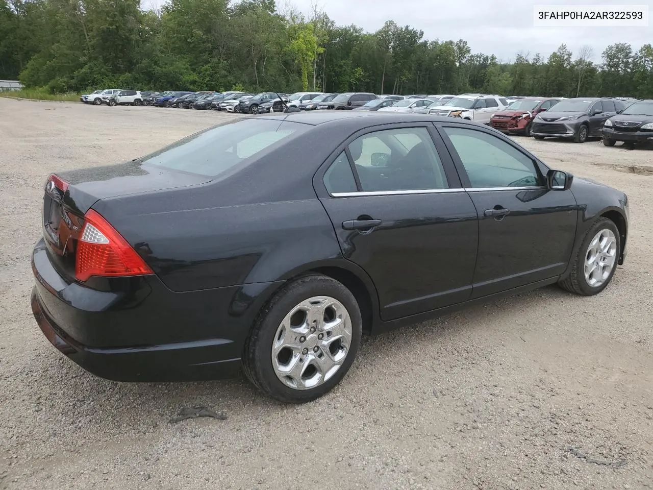 2010 Ford Fusion Se VIN: 3FAHP0HA2AR322593 Lot: 64278914