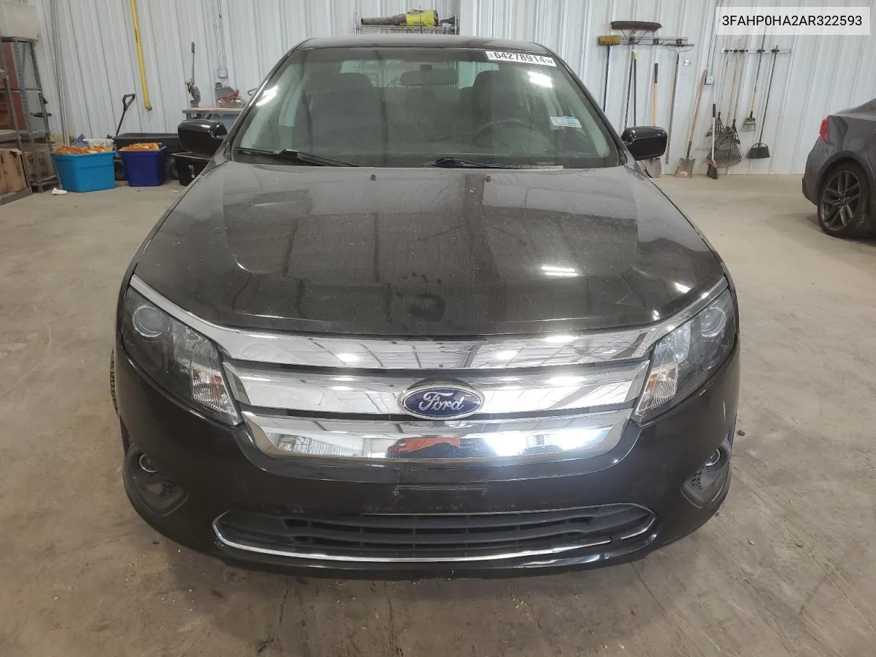 2010 Ford Fusion Se VIN: 3FAHP0HA2AR322593 Lot: 64278914