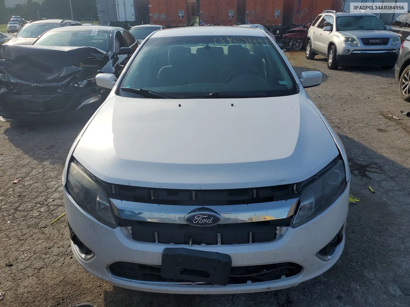 2010 Ford Fusion Hybrid VIN: 3FADP0L34AR384956 Lot: 64821494