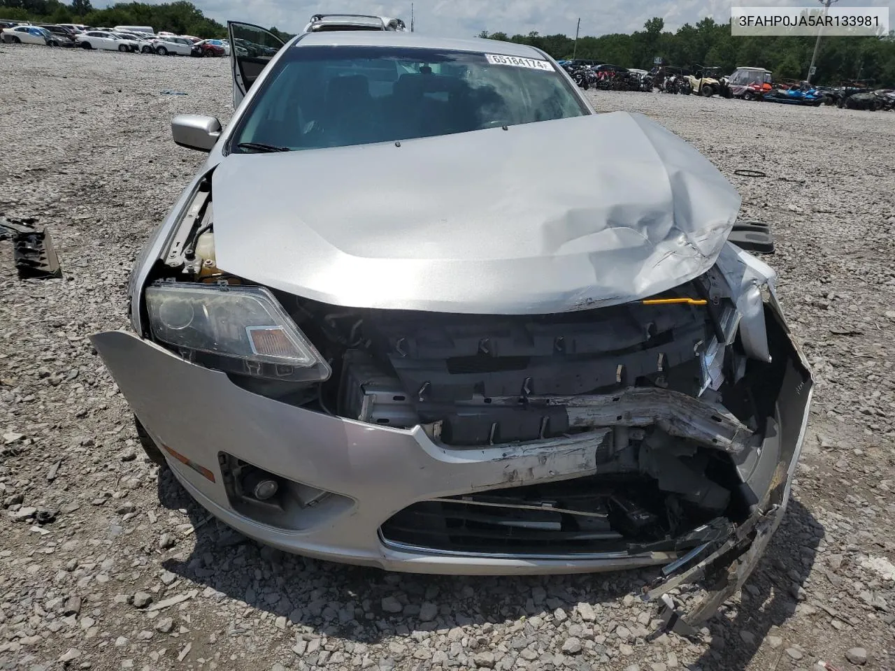 2010 Ford Fusion Sel VIN: 3FAHP0JA5AR133981 Lot: 65184174