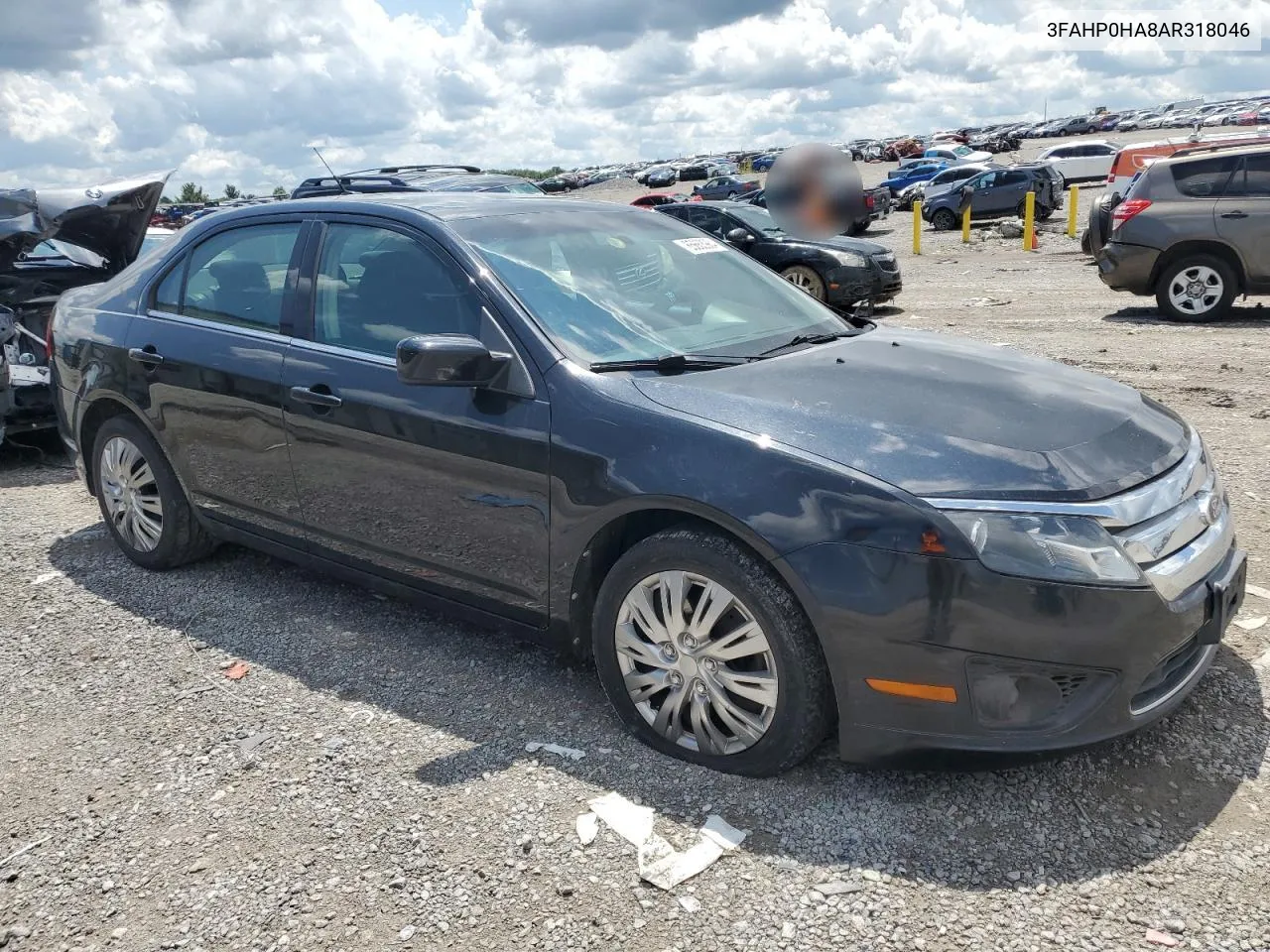 2010 Ford Fusion Se VIN: 3FAHP0HA8AR318046 Lot: 65663984