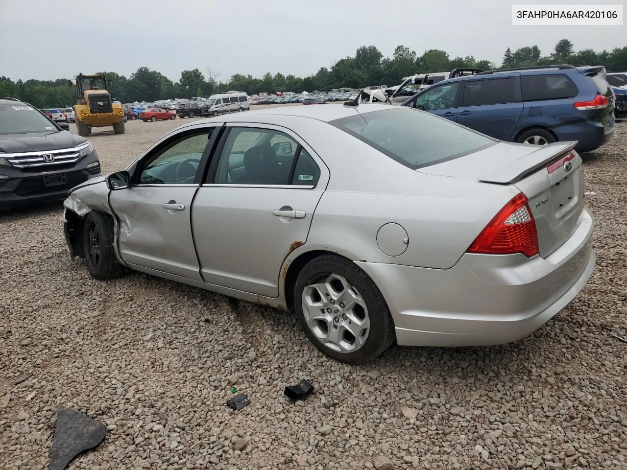 2010 Ford Fusion Se VIN: 3FAHP0HA6AR420106 Lot: 65804304