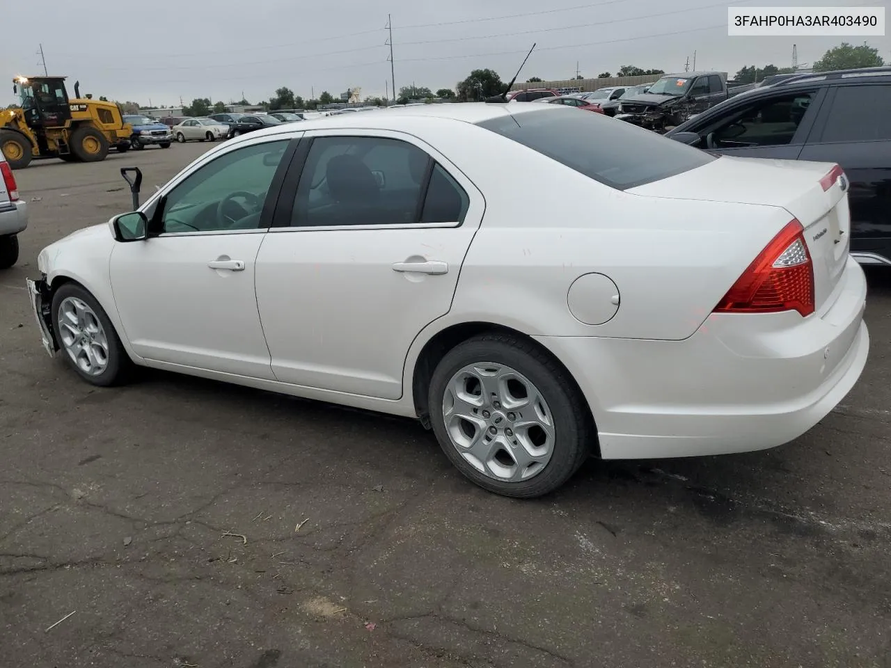 2010 Ford Fusion Se VIN: 3FAHP0HA3AR403490 Lot: 66036564