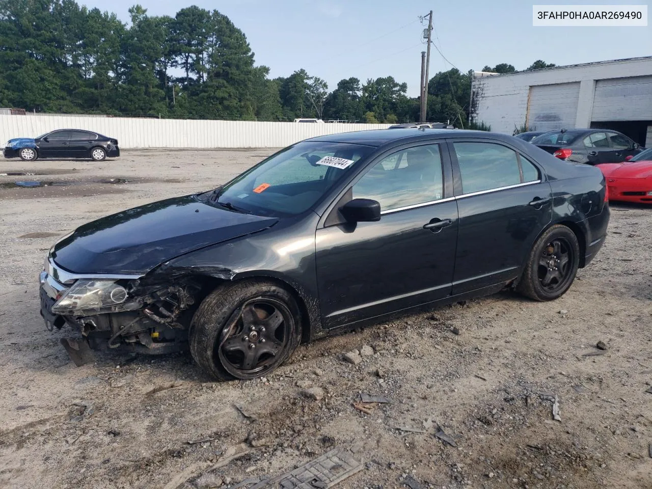 2010 Ford Fusion Se VIN: 3FAHP0HA0AR269490 Lot: 66607044