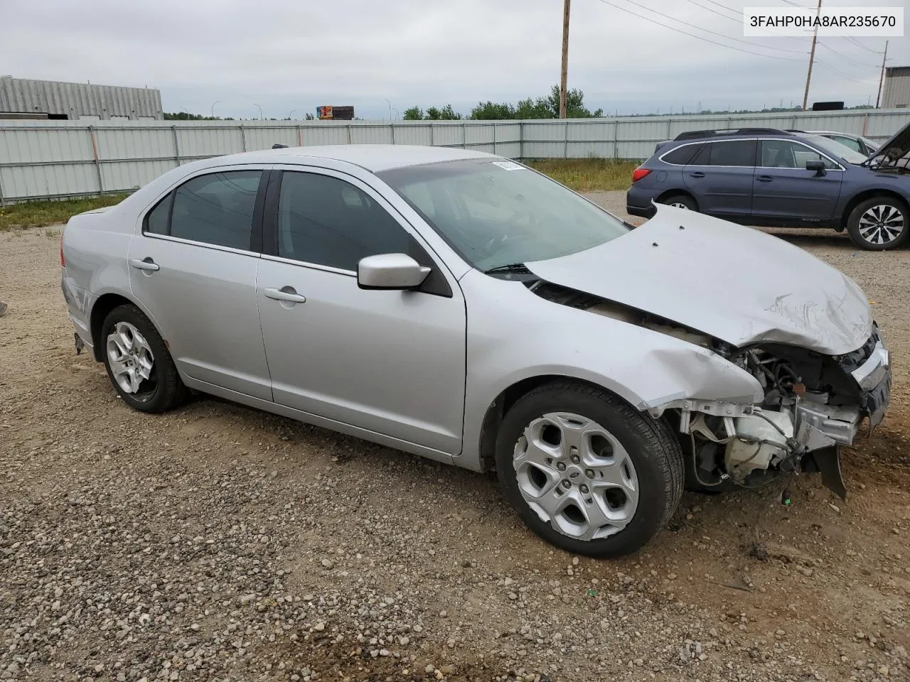 2010 Ford Fusion Se VIN: 3FAHP0HA8AR235670 Lot: 66677204