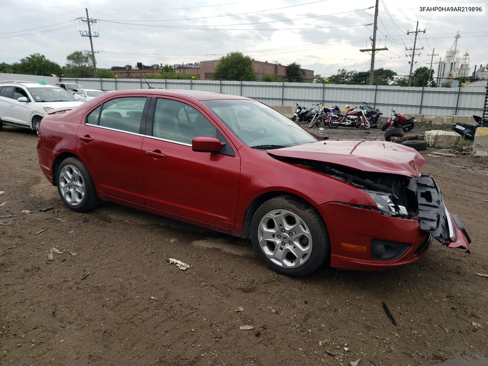 2010 Ford Fusion Se VIN: 3FAHP0HA9AR219896 Lot: 66800344