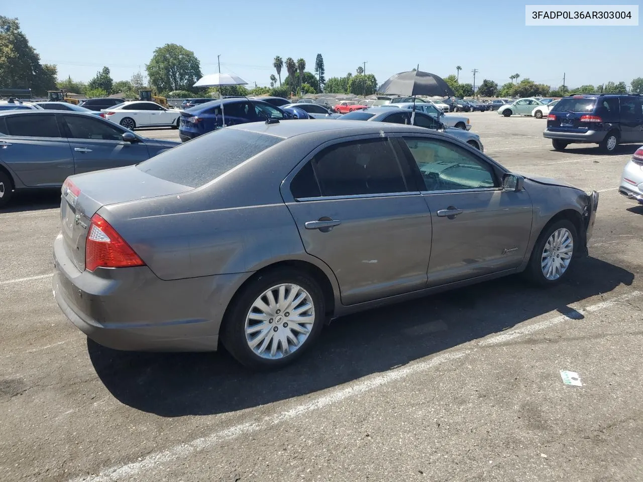 2010 Ford Fusion Hybrid VIN: 3FADP0L36AR303004 Lot: 67474454