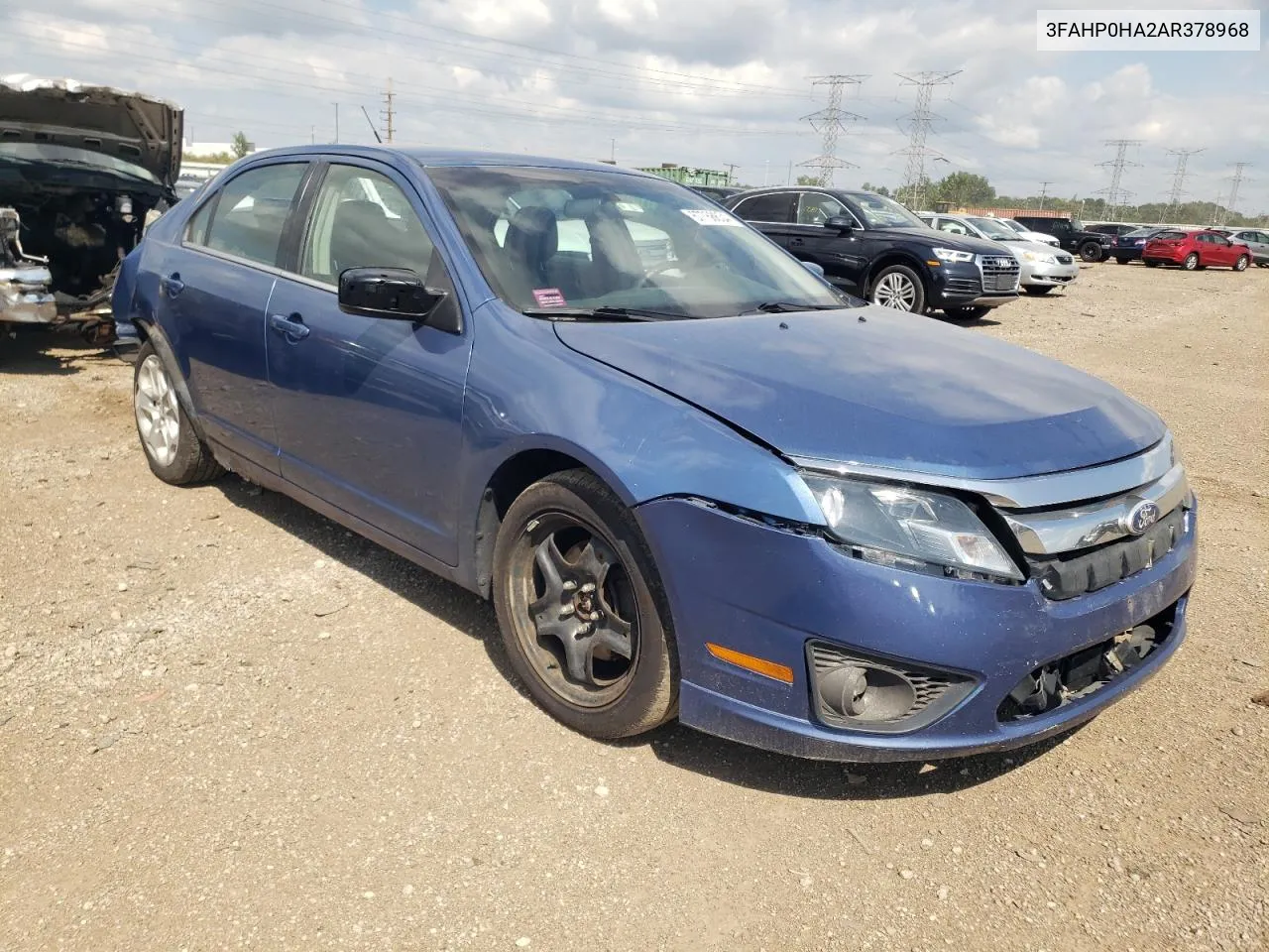 2010 Ford Fusion Se VIN: 3FAHP0HA2AR378968 Lot: 67768634