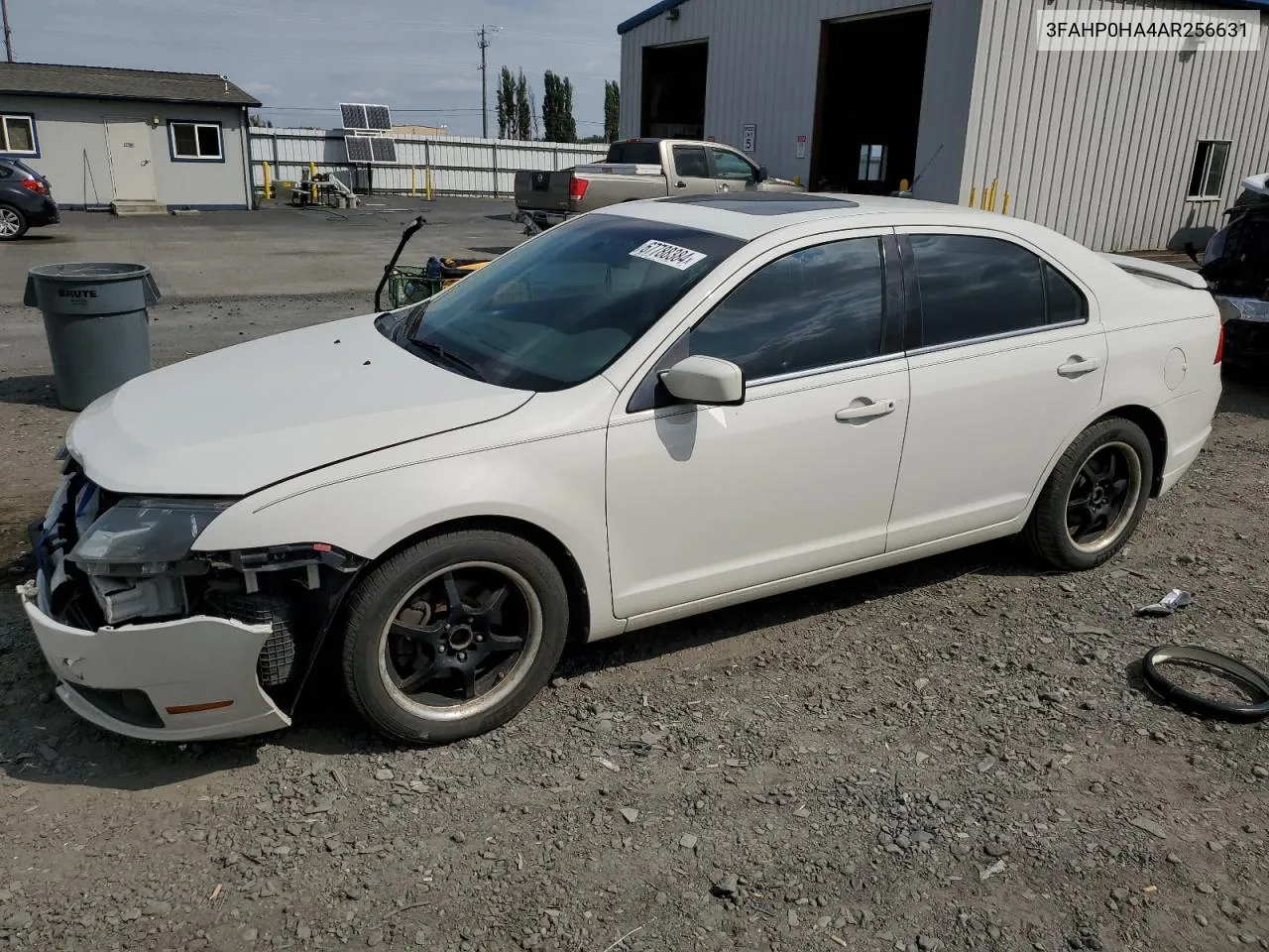 2010 Ford Fusion Se VIN: 3FAHP0HA4AR256631 Lot: 67788384