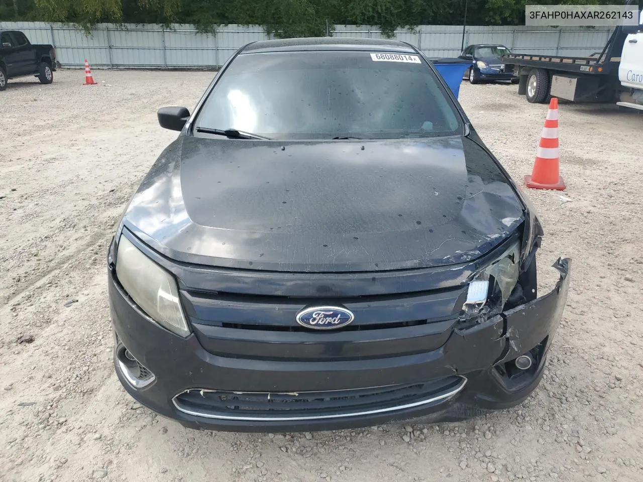 2010 Ford Fusion Se VIN: 3FAHP0HAXAR262143 Lot: 68088014