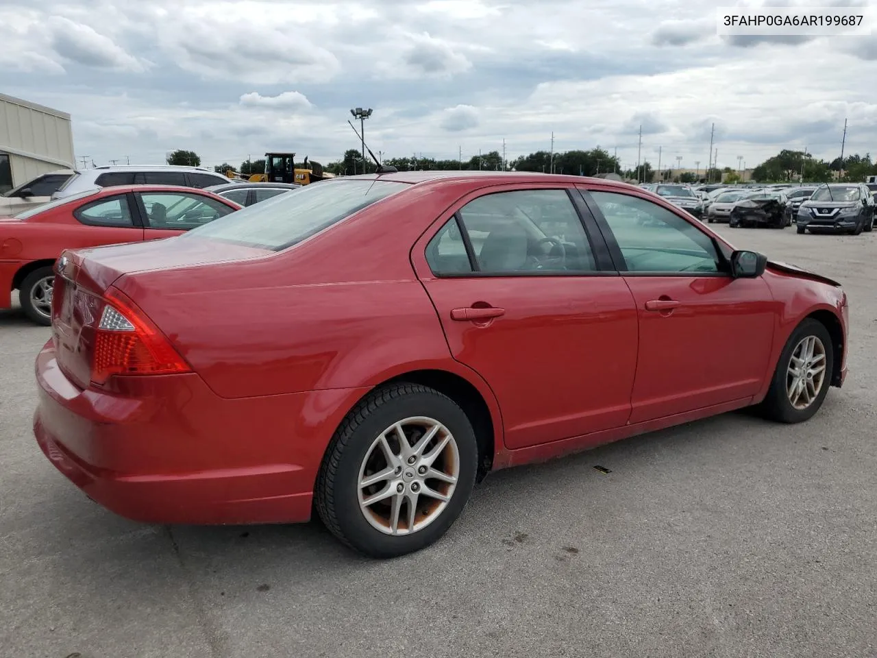 2010 Ford Fusion S VIN: 3FAHP0GA6AR199687 Lot: 68507284