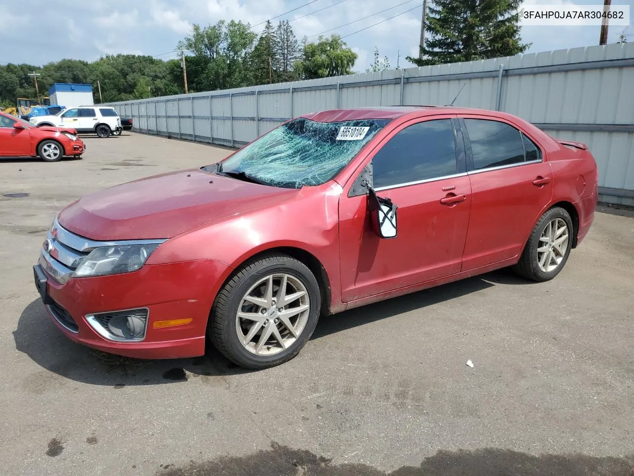 2010 Ford Fusion Sel VIN: 3FAHP0JA7AR304682 Lot: 68510104